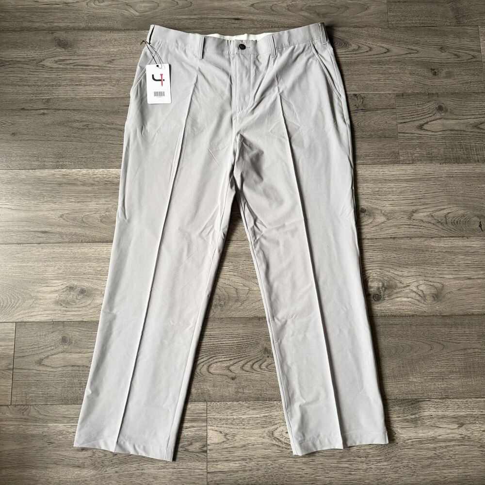 Short Par 4 Men's New‎ With Tags "The Pavin Pant" Golf Pants Gray Size 38x30